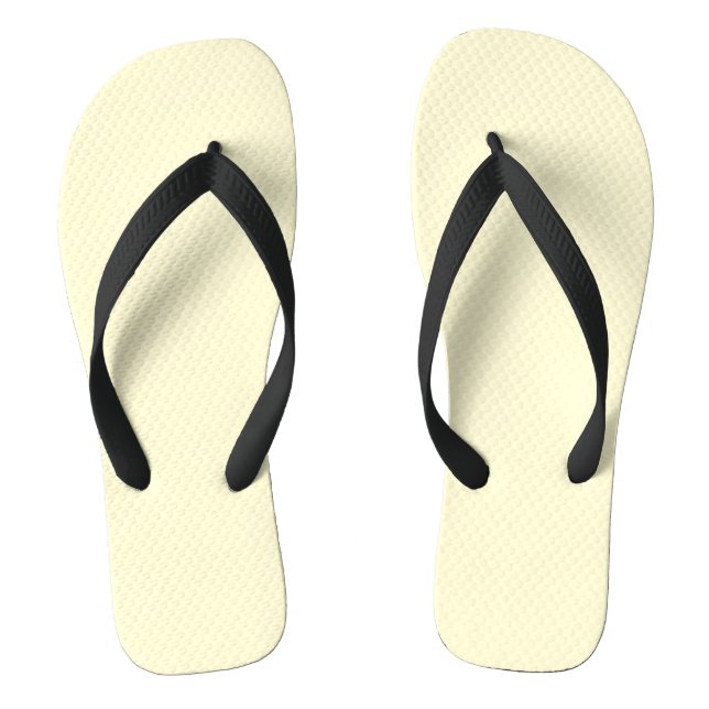 Cream Thongs (Footbed)