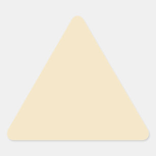 Cream Triangle Sticker