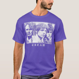 Cream Vintage Look Original Faded Design T-Shirt