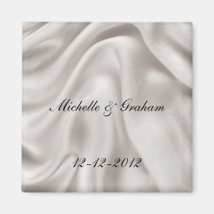Cream Wedding magnet Set