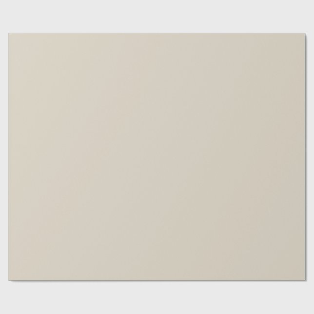 Cream Wrapping Paper (Flat)