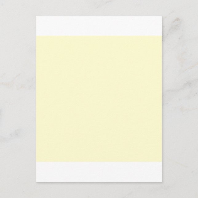 Cream Yellow Postcard (Front)