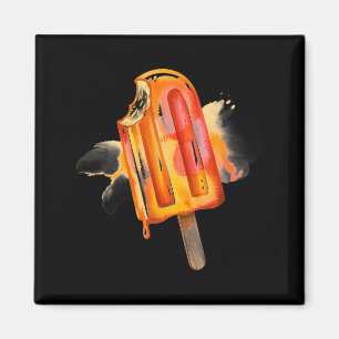 Creamsicle - Summer Food Art Magnet