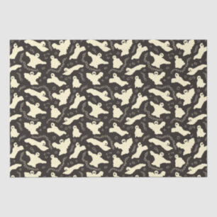 Creamy Ghosts - Halloween pattern. Tissue Paper
