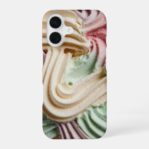 Creamy ice cream pastel colours iPhone 16 case