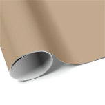 Creamy Iced Coffee Solid Colour Print, Neutral Wrapping Paper<br><div class="desc">Give your style an enticing neutral base with this creamy,  iced coffee solid colour print.</div>