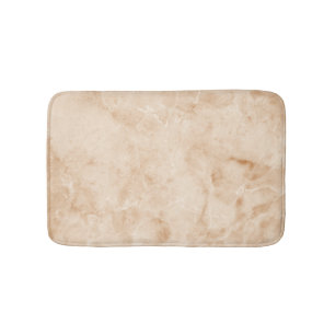 Creamy Marble Texture Bath Mat