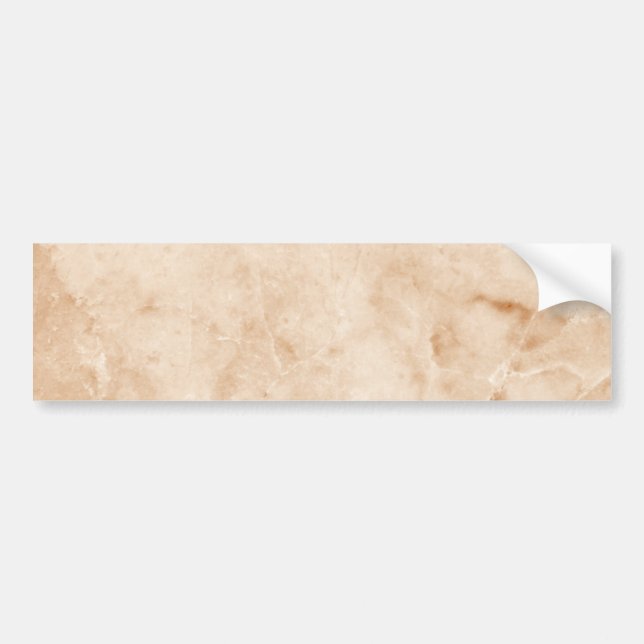 Creamy Marble Texture Bumper Sticker (Front)