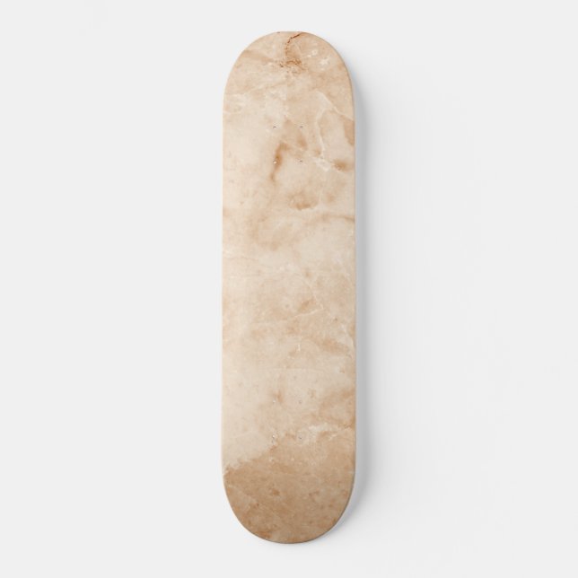 Creamy Marble Texture Skateboard (Front)