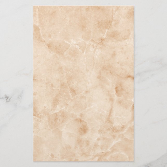 Creamy Marble Texture Stationery (Front)