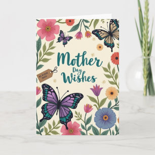 Creamy Mothers Day Wishes Card