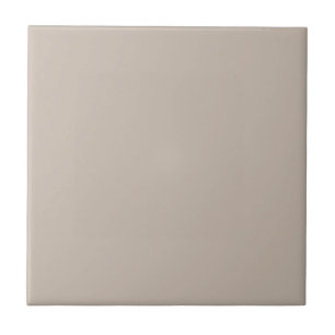 Creamy Mushroom Solid Colour Ceramic Tile