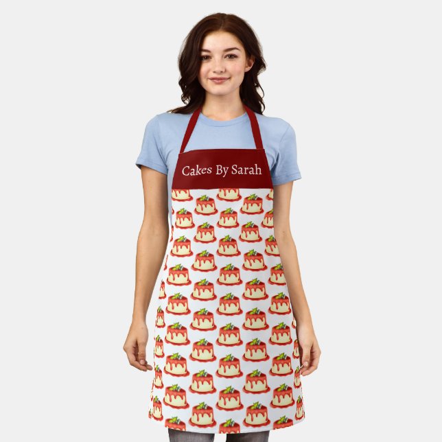 Creamy Panna Cotta Apron (Worn)