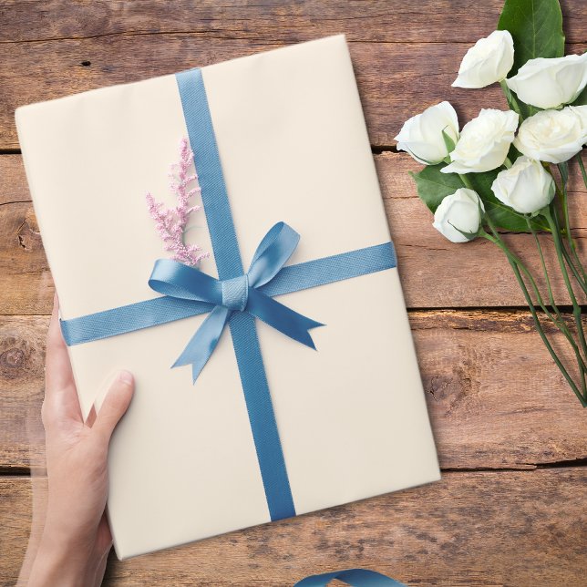 Creamy Pearl Solid Colour | Classic | Elegant Wrapping Paper (Creator Uploaded)