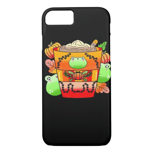 Creamy Pumpkin Spice Latte Season Case-Mate iPhone Case (Back)