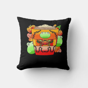 Creamy Pumpkin Spice Latte Season Cushion