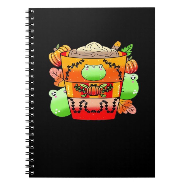 Creamy Pumpkin Spice Latte Season Notebook (Front)