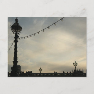 Creamy sky postcard
