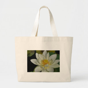 Creamy Water Lily.JPG Large Tote Bag