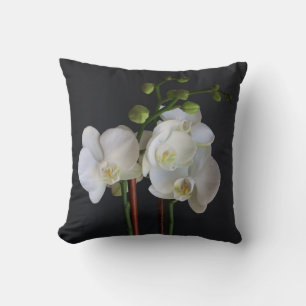 Creamy White Orchid Cushion