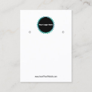 Creat Your Custom Logo Earring Display Card 