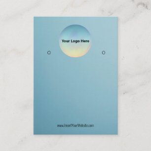 Creat Your Custom Logo Earring Display Card