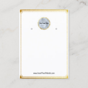 Creat Your Custom Logo Earring Display Card