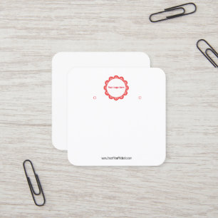 Creat Your Custom Logo Earring Display Card 