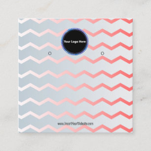 Creat Your Custom Logo Earring Display Card 