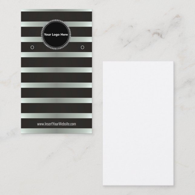 Creat Your Custom Logo Earring Display Card  (Front/Back)