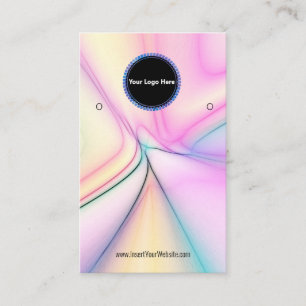 Creat Your Custom Logo Earring Display Card 