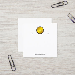 Creat Your Custom Logo Earring Display Card 