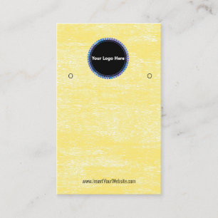 Creat Your Custom Logo Earring Display Card 