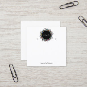 Creat Your Custom Logo Earring Display Card 