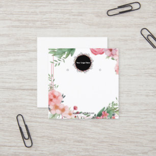 Creat Your Custom Logo Earring Display Card 