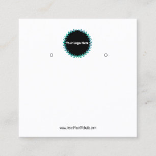 Creat Your Custom Logo Earring Display Card 