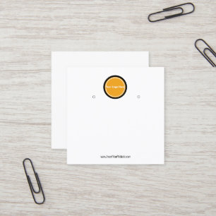 Creat Your Custom Logo Earring Display Card 