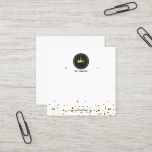 Creat Your Custom Logo Earring Display Card