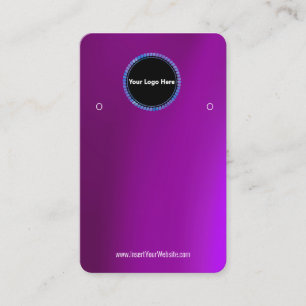 Creat Your Custom Logo Earring Display Card 