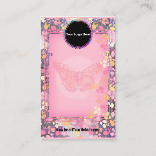 Creat Your Custom Logo Earring Display Card 
