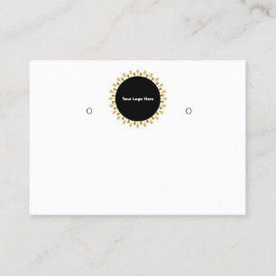 Creat Your Custom Logo Earring Display Card