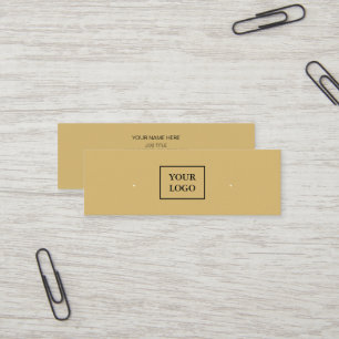 Creat Your Custom Logo Earring Mini Business Card