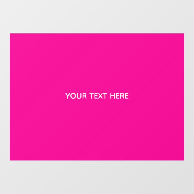 Creat Your Own Megenta Invitation Postcard (Sheet)