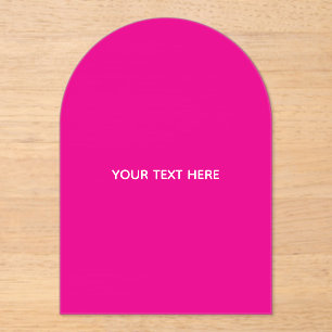 Creat Your Own Megenta Invitation Postcard