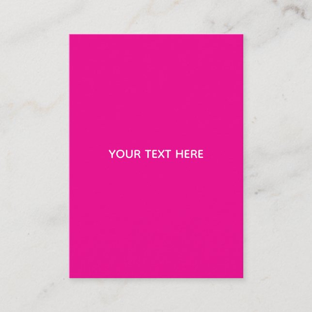 Creat Your Own Megenta Invitation Postcard (Front)