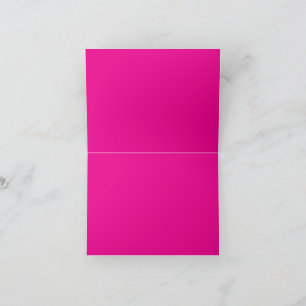 Creat Your Own Megenta Invitation Postcard