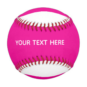 Creat Your Own Megenta Invitation Postcard Baseball