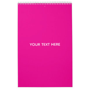 Creat Your Own Megenta Invitation Postcard Calendar