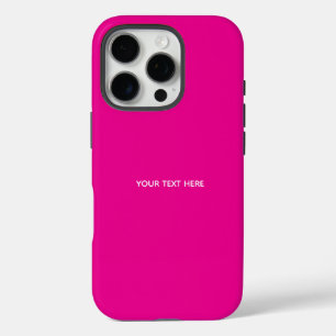 Creat Your Own Megenta Invitation Postcard iPhone 16 Pro Case