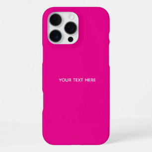 Creat Your Own Megenta Invitation Postcard iPhone 16 Pro Max Case